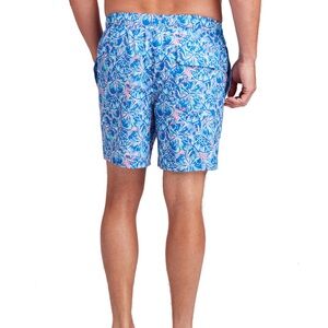 Vineyard Vines Chappy Swim Trunks with tropical turtles